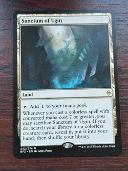 1x SANCTUM OF UGIN - Zendikar - MTG - Magic the Gathering - Image 1