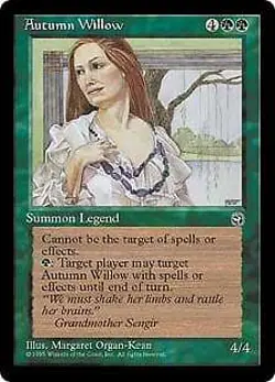 Magic MTG - Autumn Willow - Terres natales - PLAYED - EN - Image 1