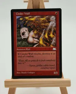 Cinder Wall Weatherlight Magic Karte MTG englisch (Aschenmauer) - Image 1