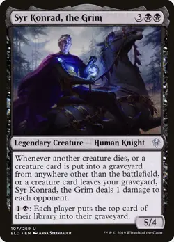 Syr Konrad, the Grim [Throne of Eldraine] - Image 1