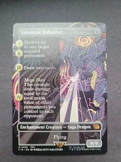 Summon: Bahamut - Borderless - FIN - MTG - EN - NM - Image 1