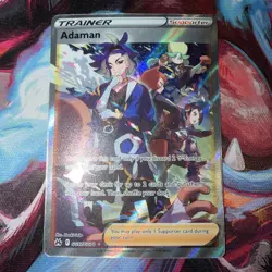 Adaman GG57/GG70 Crown Zenith Galarian Gallery NM Full Art Pokemon Card - Image 1