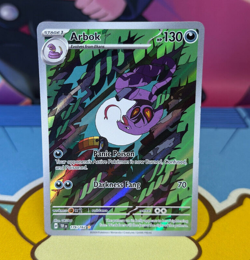 Arbok - 176/162 - Illustration Rare - Temporal Forces - English - Pokemon - Image 1