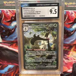Pokemon Meowscarada EX 256/193 Paldea Evolved SIR CGC 9.5 Mint+ - Image 1