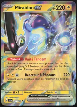 Carte Pokemon Miraidon-ex 081/198 Ecarlate et Violet Francais - Image 1