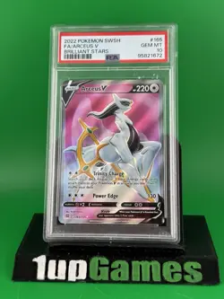 Arceus V 156/172 SLAB PSA 10 Pokemon TCG 2022 SwSh Brilliant Stars Ultra Rare - Image 1