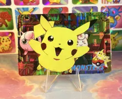 Pokemon HOLO Vintage Pocket Monsters Vending Prism Sticker 1998 Nintendo - Image 2