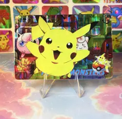 Pokemon HOLO Vintage Pocket Monsters Vending Prism Sticker 1998 Nintendo - Image 4