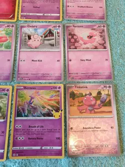 FAIRY TYPES BUNDLE OF POKEMON CARDS #6. - Image 5