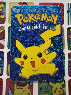Pokemon Rare Vintage Vending Machine Holo prism sticker Nintendo 2000 Pikachu - Image 2