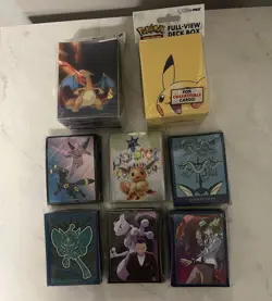 Pokemon Card Sleeves And Deck Boxes - Image 1