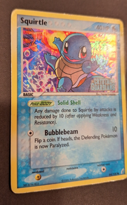 Squirtle 64/100 - Crystal Guardians - Reverse Holo Stamped - Pokemon TCG - MP/HP - Image 3