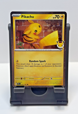 Pikachu 051/162 Pokemon Day 2026 Collection 30th Anniversary Promo Stamped NM - Image 1
