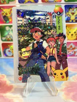 Pokemon HOLO Vintage Pocket Monsters Prism Sticker 1998 Nintendo Pikachu Misty - Image 4