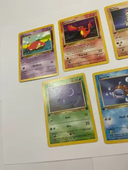 First Edition Pokemon Team Rocket Lot Slowpoke Charmander Zubat Squirtle Machop - Image 3