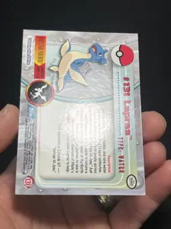 2000 Topps Pokemon TV Animation Edition Series 3 Non Holo #131 Lapras - Image 4