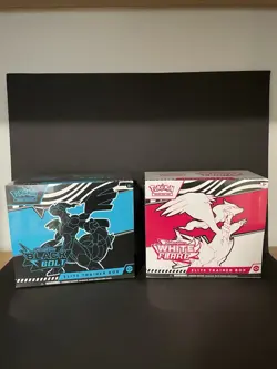 Pokemon 1x Black Bolt and 1x White Flare ETBs - SEALED! - Image 1