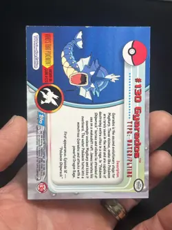 2000 Topps Pokemon TV Animation Edition Series 3 Non Holo #130 Gyarados - Image 3