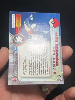 2000 Topps Pokemon TV Animation Edition Series 3 Non Holo #130 Gyarados - Image 4