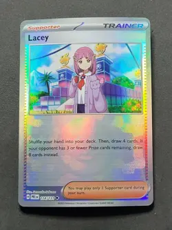 Lacey 114/131 Poke Ball Pattern Prismatic Evolutions Pokemon TCG - Image 1