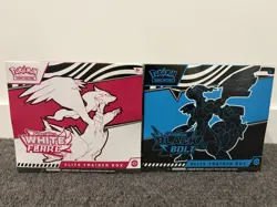 Pokemon TCG S&V White Flare & Black Bolt Elite Trainer Box ETB Bundle - Sealed - Image 1