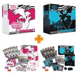 Pokemon TCG Black Bolt & White Flare ETB Elite Trainer Box BUNDLE - NEW & SEALED - Image 1