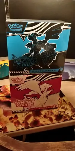 Pokemon TCG Black Bolt & White Flare ETB Elite Trainer Box Sealed Bundle / Set - Image 1