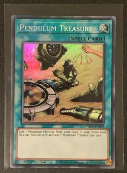 Pendulum Treasure | DAMA-EN068 | Super Rare | 1st Ed | Dawn of Majesty | YuGiOh - Image 1