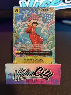 Monkey.D.Luffy (TR) OP07-109 Two Legends Foil Treasure Rare TR NM - Image 1