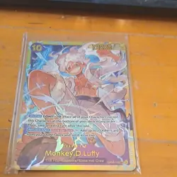Namco One Piece CCG Monkey.D.Luffy OP05-119 Secret Rare Full Art Foil - Image 1