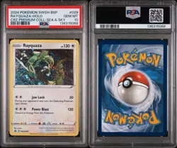 2024 POKEMON SWSH BLACK STAR PROMO #029 RAYQUAZA-HOLO PSA 10 - Image 3
