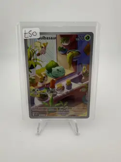Pokemon TCG Bulbasaur 143/142 Stellar Crown Illustration Rare Card - Image 1