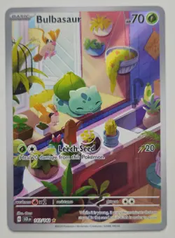 💥Bulbasaur - 143/142 - Illustration Rare - Stellar Crown - Pokemon Card TCG - Image 1