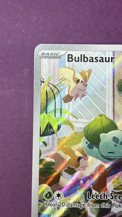 Bulbasaur 143/142 Stellar Crown Pokemon TCG Illustration Rare 2024 NM Card - Image 3
