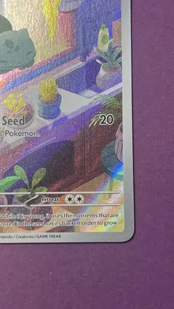 Bulbasaur 143/142 Stellar Crown Pokemon TCG Illustration Rare 2024 NM Card - Image 5