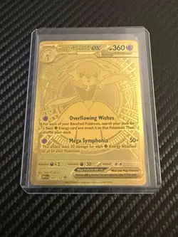 Pokemon Mega Gardevoir ex 187/132 Mega Evolution Gold (Psa 10U) Read below - Image 3