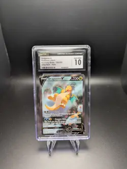 Dragonite V Alt Art 192/203 CGC 10 Gem Mint Evolving Skies Pokemon TCG - Image 1