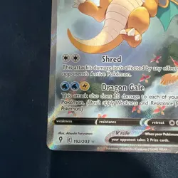 Dragonite V 192/203 Alt art Evolving Skies Pokemon TCG 2021 - Mint Condition NM - Image 5