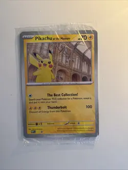 Brand New Sealed - Pokemon TCG Pikachu At The Museum Promo Card - Image 1