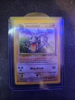 Aerodactyl Holo Fossil 1/62 LP Pokemon Card TGC - Image 1