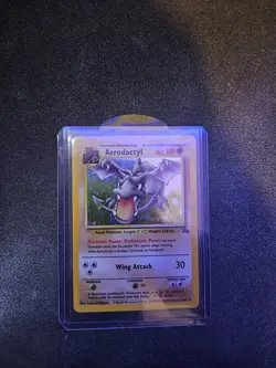 Aerodactyl Holo Fossil 1/62 LP Pokemon Card TGC - Image 2