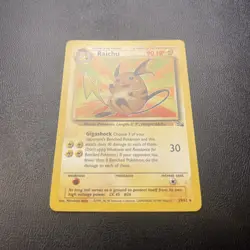 Pokemon TCG Raichu 29/62 Fossil Set Unlimited Non-Holo Card - Image 4