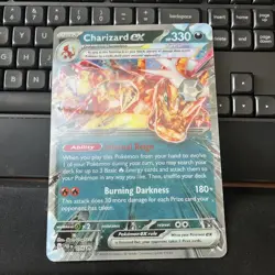 Charizard ex 196 and 054/091 Jumbo Card 🔥From Charizard Collection🔥 Lenticular - Image 1