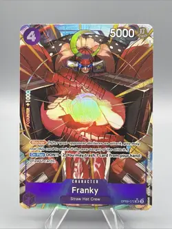 Franky OP09-072 SR Parallel Alt Art One Piece Card English - Image 1