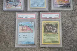 Graded Pokemon Lot of 5 TCG Cards 4 psa slab 1 cgc. char,gyar,gx tag team,arb,sp - Image 3