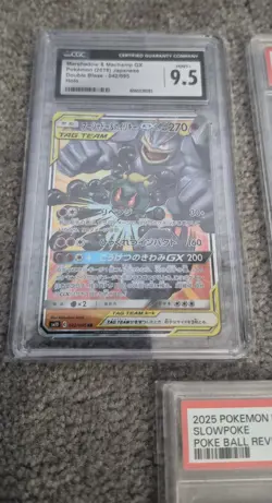 Graded Pokemon Lot of 5 TCG Cards 4 psa slab 1 cgc. char,gyar,gx tag team,arb,sp - Image 4