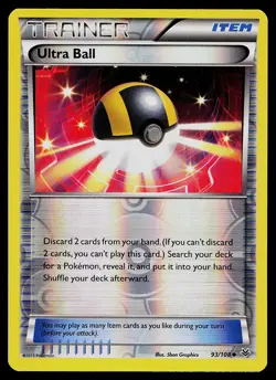 Pokemon Card - Ultra Ball Roaring Skies 93/108 Reverse Holo - Image 1