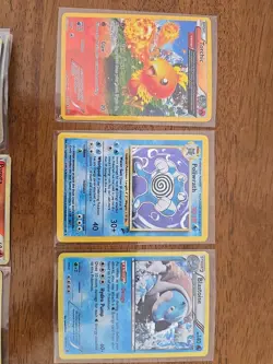 Pokemon Vintage / Foils Lot - 24 Cards, Poliwrath BS2, Blastoise, Torchic FA ++ - Image 2