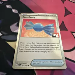 Rare Candy Cosmic Holo Pokemon Prize Pack Series 3 Promo Pokemon Card NM - Image 3