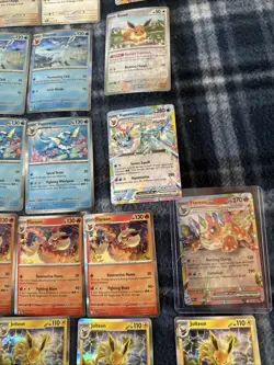 🔥Pokemon Card Lot (45)NM++Don’t Miss All Eevee Based (Holo/EX/Reverse) - Image 4